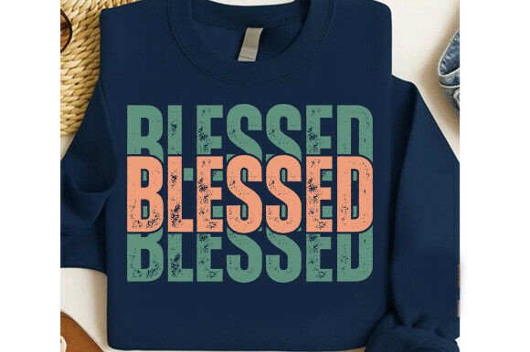 Blessed SVG Christian Graphics & T-Shirt Designs