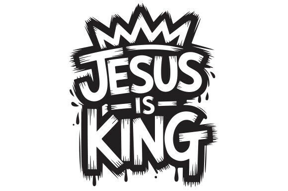 Jesus Christian Svg: A Designer's Take on Jesus is King