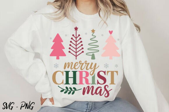 Merry Christmas Christian SVG for Graphics & T-Shirt Designs