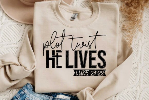 Plot Twist He Lives SVG: Graphics for T-Shirt Designs