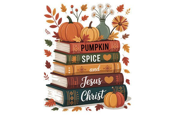 Pumpkin Spice and Jesus PNG Reviewed for Embroidery