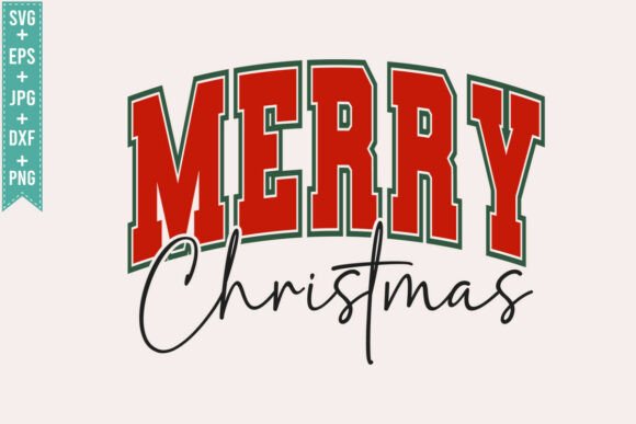 Retro Merry Christmas SVG Christian PNG T-Shirt Graphics