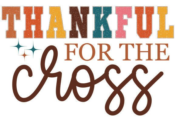 Thankful Cross SVG for T-Shirt Designs & Graphics