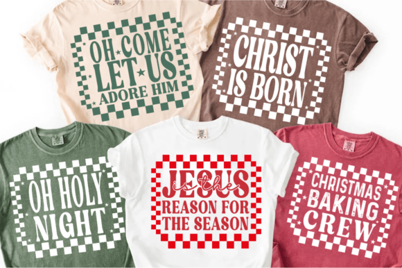 Trendy Christian Christmas SVG Bundle